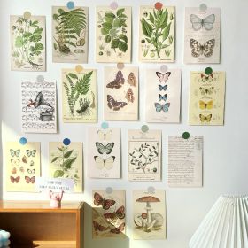 Forest Plant Series Decorative Card Wall Bedroom Postcard Wall Sticker Decoration Decorative Card