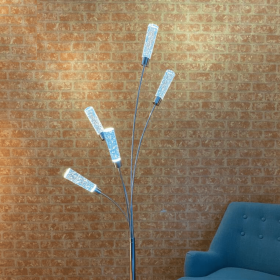 5 Acrylic Cylinders Floor Lamp