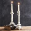 Set of Two Balmoral Taper Candle Holders