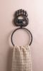 Black Bear Paw Towel Ring