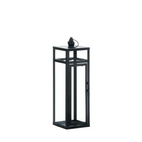 Black Dramatic Geometry Lantern