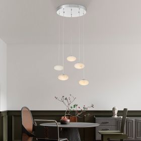 Neutron Glow Round Chandelier