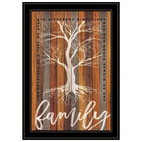 "Family Roots" by Marla Rae, Ready to Hang Framed Print, Black Frame