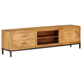 TV Stand Solid Wood Mango 55.1"x11.8"x15.7"