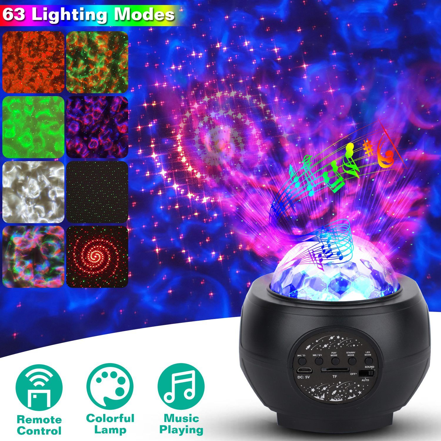 Galaxy Star Projector LED Sky Night Lamp USB Ocean Wave Star Light Galaxy Star Projector LED Sky Night Lamp USB Ocean Wave Star Light