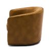 Trenton Swivel Arm Chair - Camel