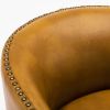 Trenton Swivel Arm Chair - Camel