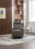 JiaDa Upholstered Swivel Glider.Rocking Chair for Nursery in Dark Grey.Modern Style One Left Bag