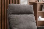 JiaDa Upholstered Swivel Glider.Rocking Chair for Nursery in Dark Grey.Modern Style One Left Bag