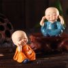 Creative 4 Little Monk Resin Ornaments; Desktop Decoration Crafts