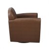 Faux Leather 360 Degree Swivel Arm Chair