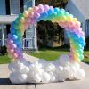 Wedding Birthday Party Decor Round Balloon Arch Kit Holder Bow of Balloon Circle Wreath Balloon Stand Support