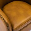 Trenton Swivel Arm Chair - Camel