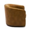 Trenton Swivel Arm Chair - Camel