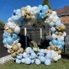 Wedding Birthday Party Decor Round Balloon Arch Kit Holder Bow of Balloon Circle Wreath Balloon Stand Support