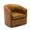 Trenton Swivel Arm Chair - Camel