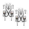 Elegant Midnight Candle Wall Sconces for Home Decor