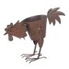 Iron Rooster Planter for Stylish Garden Decor