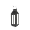 Small Square Top Black Lantern