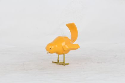 Bird Sculpture (Option: Small Yellow)