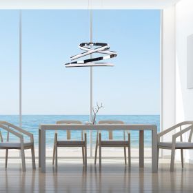 Oslo LED Adjustable Chandelier (Option: Chrome)