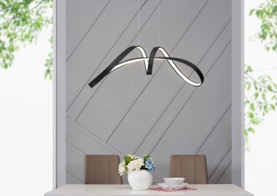 Bucharest Integrated LED Chandelier (Option: Black)