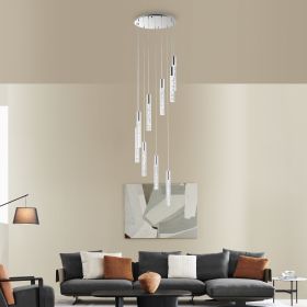 Sparkling Night Cylinder Chandelier (Option: 9 Light)