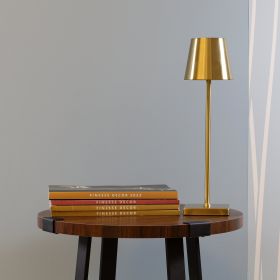 Beam Column Rechargeable Table Lamp (Option: Gold)