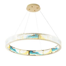 Boeseman's Colorful Chandelier (Option: 1 Tier, Round)