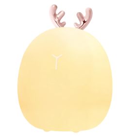 Baby Feeding, Adjustable, Creative, Rabbit, Elk Light, Silicone Light, Touch Light, Clap Light, Small Electric Light, Ambient Light, Night Light (Option: Deer)