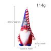 Independence Day Liberty Rudolph Doll Fan Flag American National Day Goddess Statue Hat Faceless Doll Outdoor Festive Decoration