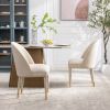 COOLMORE Accent Chair ,leisure single chair with Solid wood foot,2PC/SET