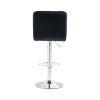 COOLMORE Bar Stools with Back and Footrest Counter Height Dining Chairs 2PC/SET