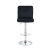 COOLMORE Bar Stools with Back and Footrest Counter Height Dining Chairs 2PC/SET