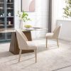 COOLMORE Accent Chair ,leisure single chair with Solid wood foot,2PC/SET