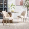 COOLMORE Accent Chair ,leisure single chair with Solid wood foot,2PC/SET