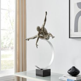 Dynamic Man Sculpture (Option: Gray)